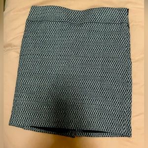 Beautiful navy and white pencil skirt
